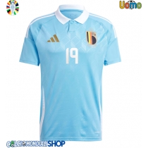Maglie da calcio Belgio Johan Bakayoko #19 Seconda Maglia Europei 2024 Manica Corta
